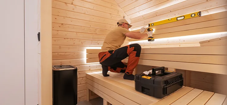 Commercial Sauna Installation in Niagara Falls, ON