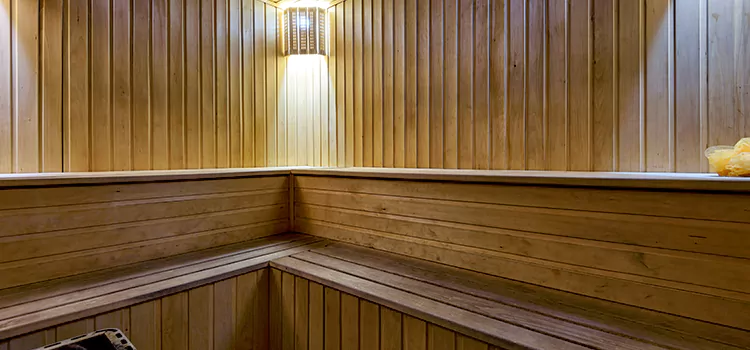 Modern Outdoor Sauna  Setup in Niagara Falls, Ontario