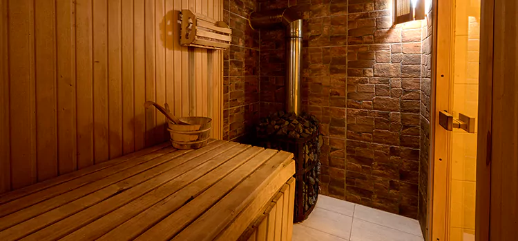Traditional Sauna Cabin Conversion in Niagara Falls, Ontario