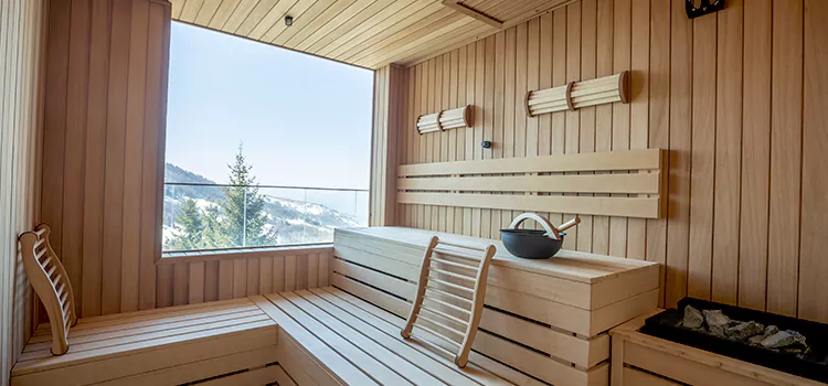 Infrared Sauna Glass Window Installation in Niagara Falls, ON