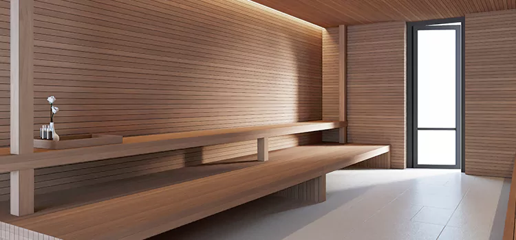 Spruce Wood Sauna Maintenance in Niagara Falls, ON