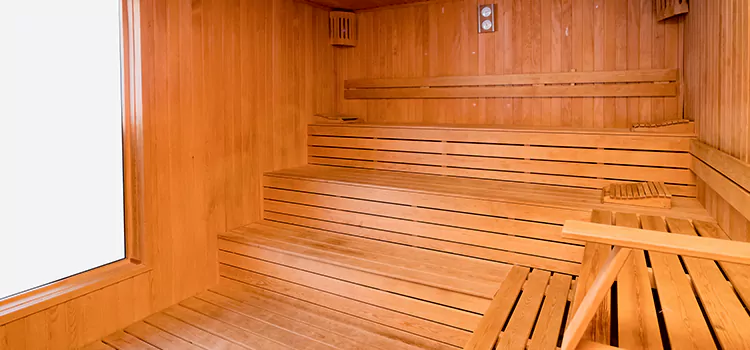 Custom Hemlock Wood Sauna Construction in Niagara Falls, Ontario