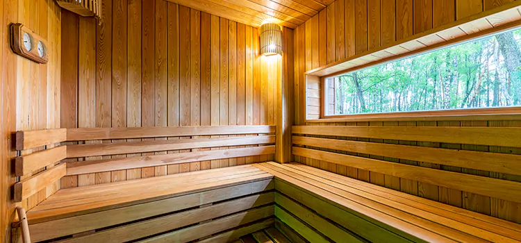 Indoor Modern Sauna Setup Services in Niagara Falls, ON