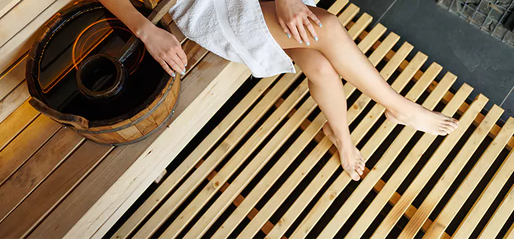 Composite Sauna Deck Installation in Niagara Falls, ON