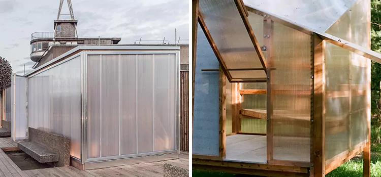 Transparent Wall Sauna in Niagara Falls, ON